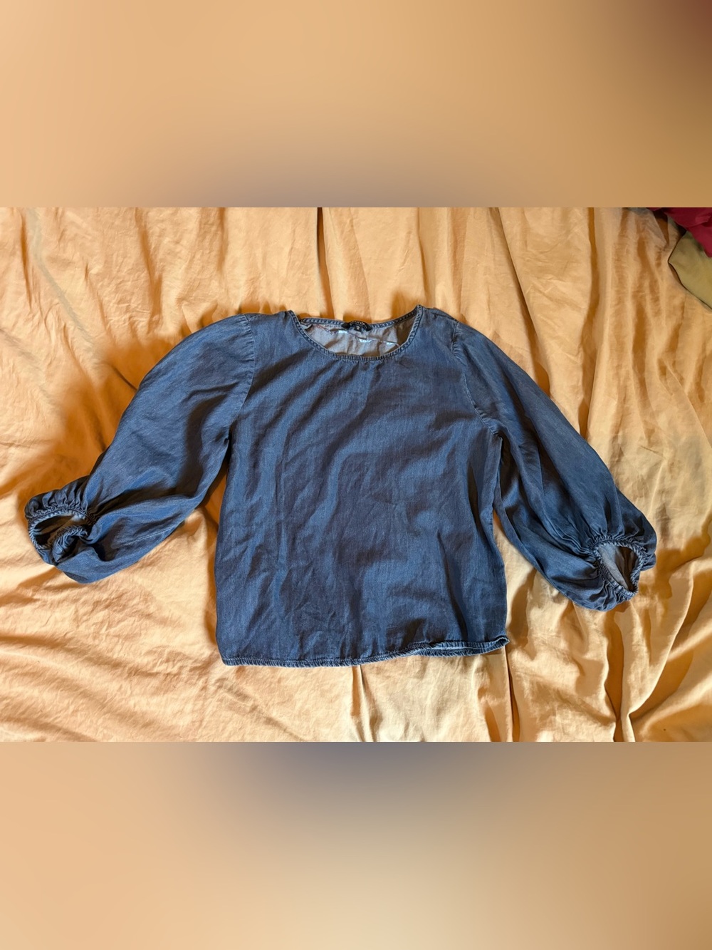 George faux Denim top - wmns xs